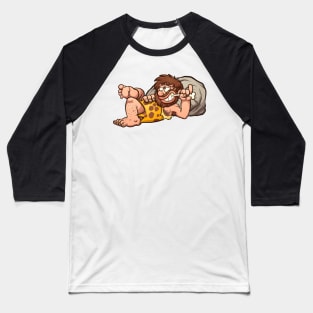 caveman relaxing Baseball T-Shirt